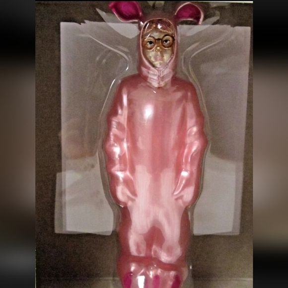Christmas Ornament  A Christmas Story Ralphie Wearing His Iconic Pink Bunny Suit - Picture 11 of 13